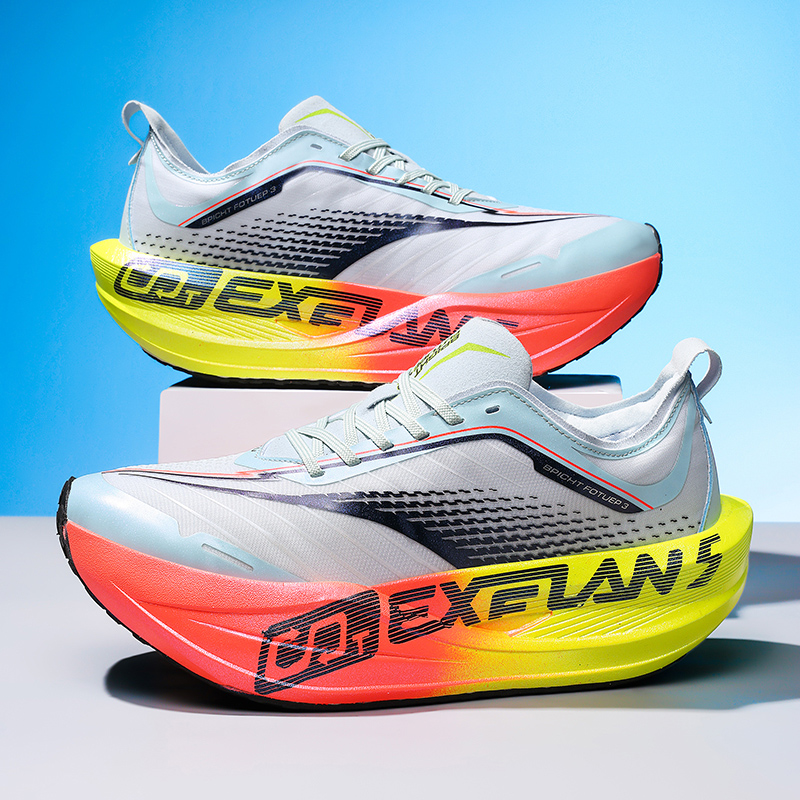 プロ仕様のマラソン用カーボンプレートスニーカー。男女兼用、通 - Breathable Mesh Athletic Shoes のレビューと価格
