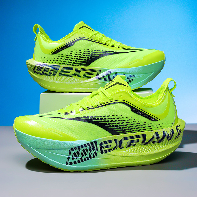 プロ仕様のマラソン用カーボンプレートスニーカー。男女兼用、通 - Breathable Mesh Athletic Shoes のレビューと価格