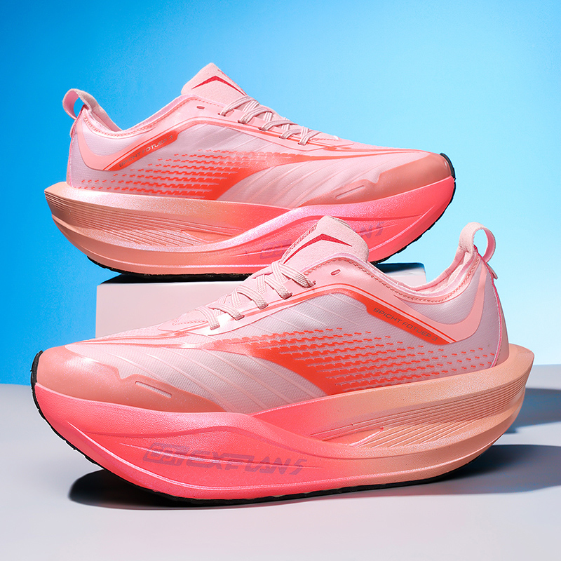 プロ仕様のマラソン用カーボンプレートスニーカー。男女兼用、通 - Breathable Mesh Athletic Shoes のレビューと価格